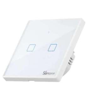 Smart Switch WiFi + RF 433 Sonoff T2 EU TX (2-channel) updated