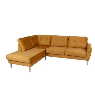 Nurgadiivan HEIVI VN, kollane samet