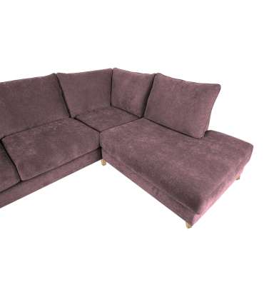 Nurgadiivan LAYLA PN 265x94x208xH90cm, hallikasroosa