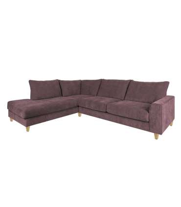 Nurgadiivan LAYLA VN 265x94x208xH90cm, hallikasroosa