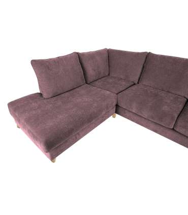 Nurgadiivan LAYLA VN 265x94x208xH90cm, hallikasroosa