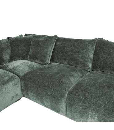 Nurgadiivan ja tumba DIVI 2176x276x102xH84cm, mündiroheline