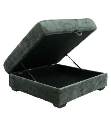 Nurgadiivan ja tumba DIVI 2176x276x102xH84cm, mündiroheline