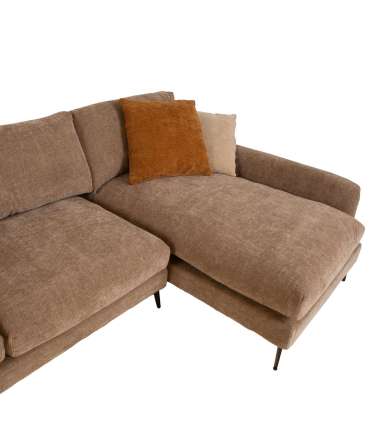 Nurgadiivan DAISY PN 292x94/162xH94cm, beež