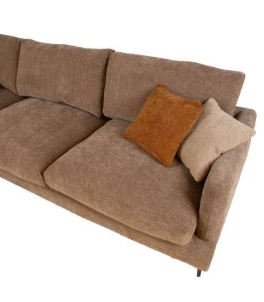 Nurgadiivan DAISY VN 292x162/94xH94cm, beež