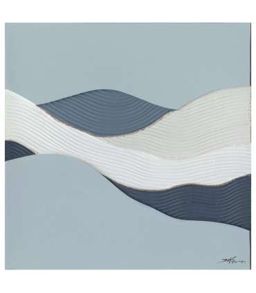 Õlimaal 100x100cm, abstraktne meri