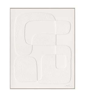 Maal raamiga 80x100cm, valge kujund