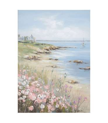 Õlimaal 70x100cm, õied rannas