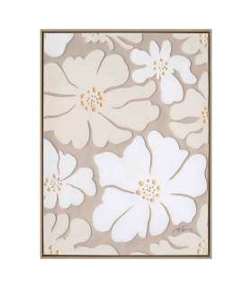 Maal raamiga 60x80cm, beežid õied
