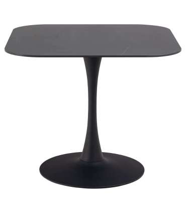 Söögilaud MALTA 90x90xH75cm, must