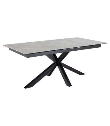 Söögilaud HEAVEN 200/240x100xH76cm, hall, keraamiline plaat