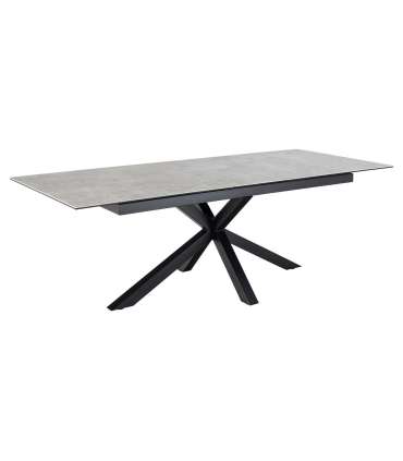 Söögilaud HEAVEN 200/240x100xH76cm, hall, keraamiline plaat