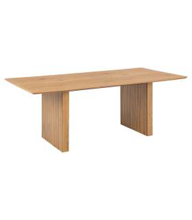 Söögilaud COLIMA 210x100xH75cm, naturaalne, melamiin, MDF