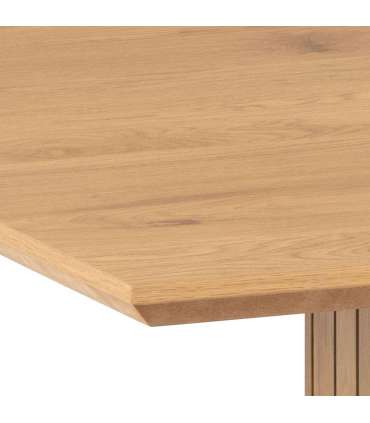 Söögilaud COLIMA 210x100xH75cm, naturaalne, melamiin, MDF