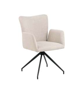 Tool LAURA käetugedega, beež