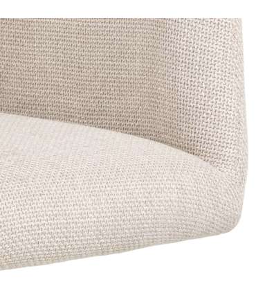 Tool LAURA käetugedega, beež, 57x61,5xH86cm