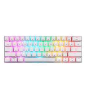 Wireless mechanical keyboard Motospeed SK62 White (blue switch)