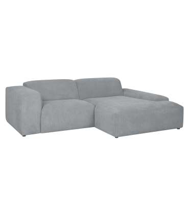 Nurgadiivan LEHTE parem nurk, hall, 250x100/200xH75cm