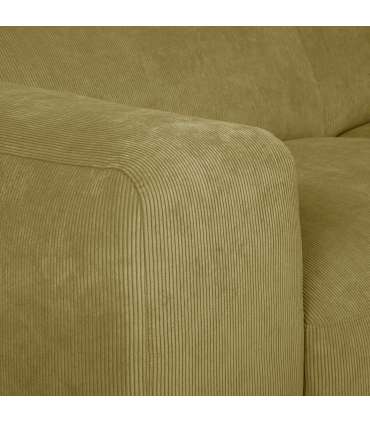 Nurgadiivan LEHTE parem nurk, roheline, 250x100/200xH75cm