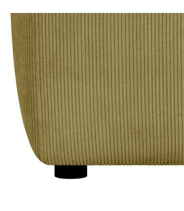 Nurgadiivan LEHTE parem nurk, roheline, 250x100/200xH75cm