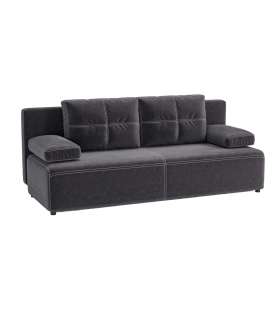 Diivanvoodi MUNICH pesukastiga, tumehall