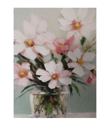 Seinapilt WALLY 40x40cm, lillekimp