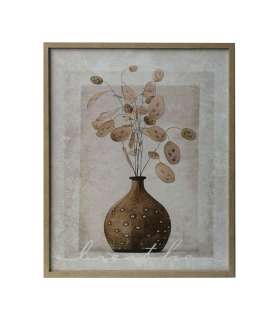 Seinapilt WALLY 40x50cm, ümaras vaasis