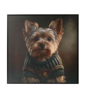 Seinapilt WALLY 50x50cm, väike koer