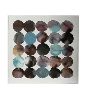 Seinapilt WALLY 60x60cm, sinised abstrak