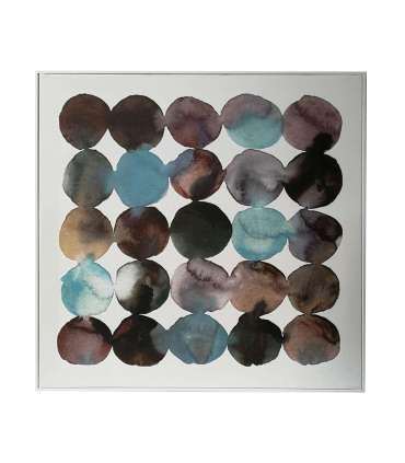 Seinapilt WALLY 60x60cm, sinised abstrak