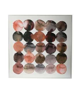 Seinapilt WALLY 60x60cm, pruunid abstrak