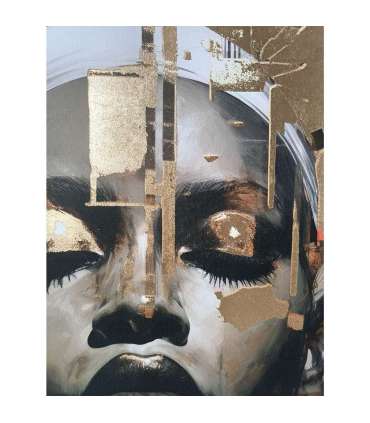 Seinapilt WALLY 60x80cm, kuldne 2