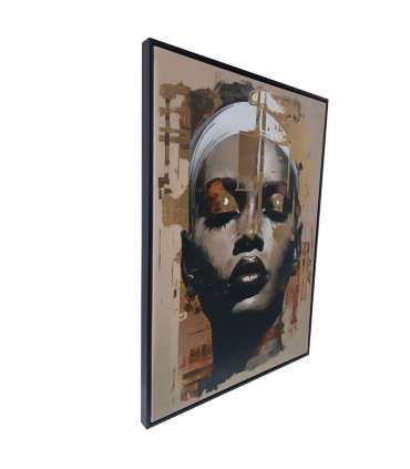 Seinapilt WALLY 60x80cm, kuldne 2