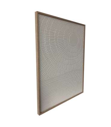 Seinapilt WALLY 60x80cm, abstraktne valge