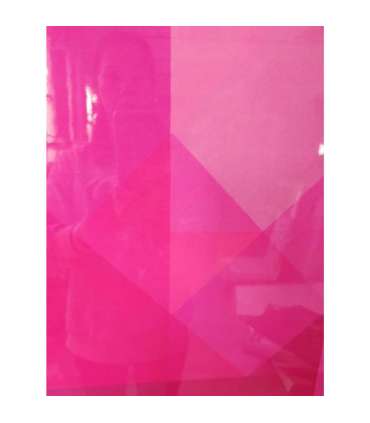 Seinapilt WALLY 80x80cm, roosa, akrüül