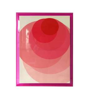 Seinapilt WALLY 60x80cm, roosa ring, akr