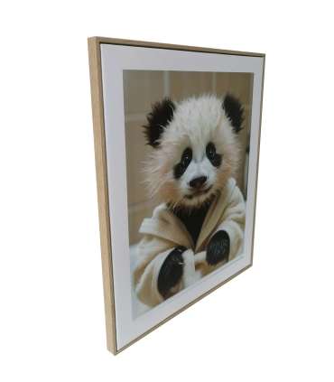 Seinapilt WALLY 40x50cm, panda beebi
