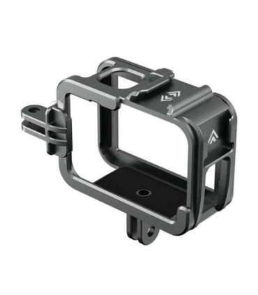 TELESIN Aluminum cage for GoPro Hero 12/11/10/9 +vertical adapter