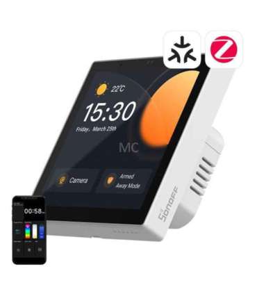 Smart Control Panel WiFi/Bluetooth/ZigBee Sonoff NSPanel Pro (white)