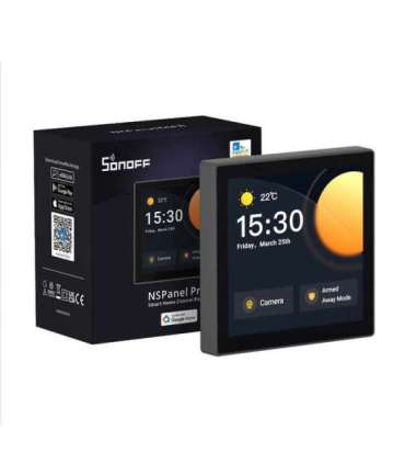 Smart Control Panel WiFi/Bluetooth/ZigBee Sonoff NSPanel Pro (black)
