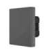 Smart WiFi wall switch SONOFF M5-1C-80 (1-channel, for frame, graphite)