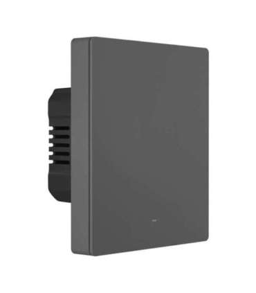 Smart WiFi wall switch SONOFF M5-1C-80 (1-channel, for frame, graphite)