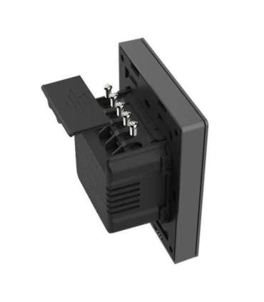 Smart WiFi wall switch SONOFF M5-1C-80 (1-channel, for frame, graphite)