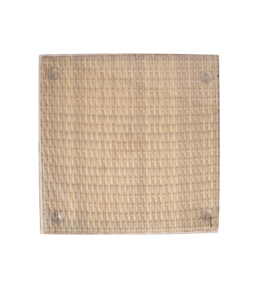 Столик вспомогательный WICKER 50x50xH45см, бежевый