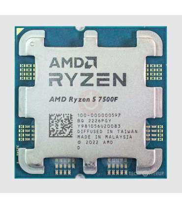 CPU|AMD|Desktop|Ryzen 5|7500F|3700 MHz|Cores 6|6MB|Socket SAM5|65 Watts|OEM|100-000000597