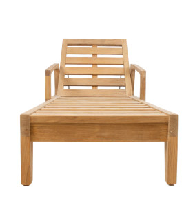 Шезлонг MALDIVE 210x73xH33см, тик
