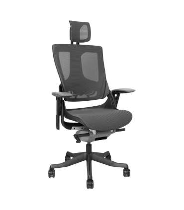 Töötool WAU laia seljatoega, hall