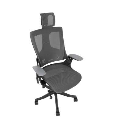 Töötool WAU laia seljatoega, hall