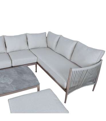 Aiamööblikomplekt MEDINA 5-osaline, beež