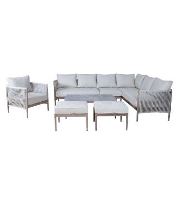 Aiamööblikomplekt MEDINA 5-osaline, beež